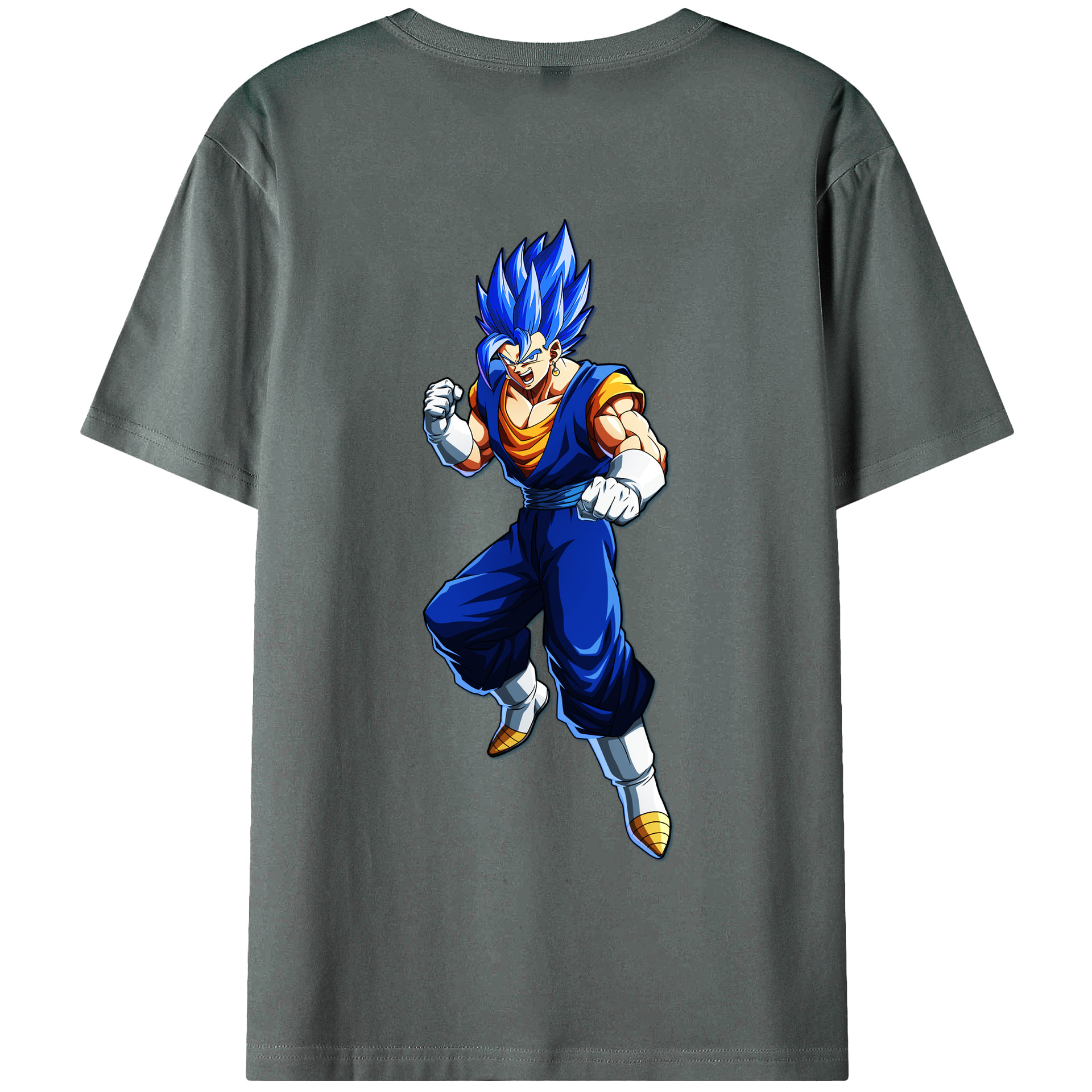 （画像用） ドラゴンボール ベジット DRAGON BALL Vegetto 綿100％半袖Tシャツ（背面プリント）